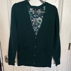 Jason Wu Deep Green Cardigan Sweater XXS nwt